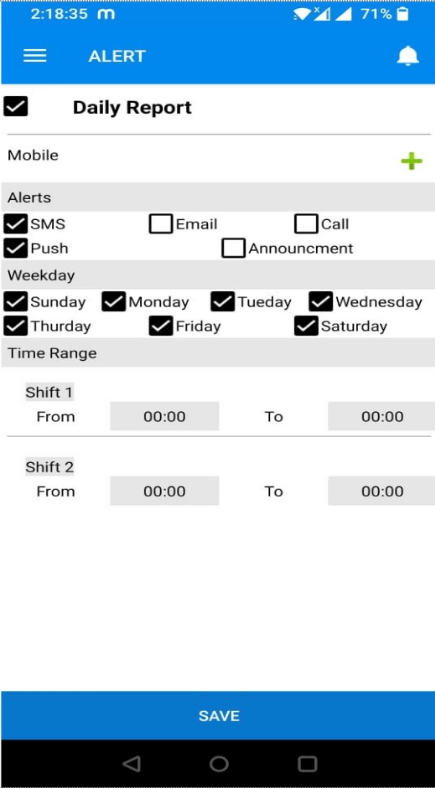 EcoCosmo Alerts and Notifications