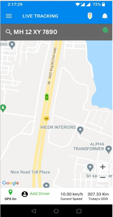 EcoCosmo Mobile Live Tracking