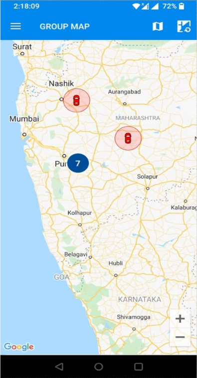 EcoCosmo Mobile Live Tracking